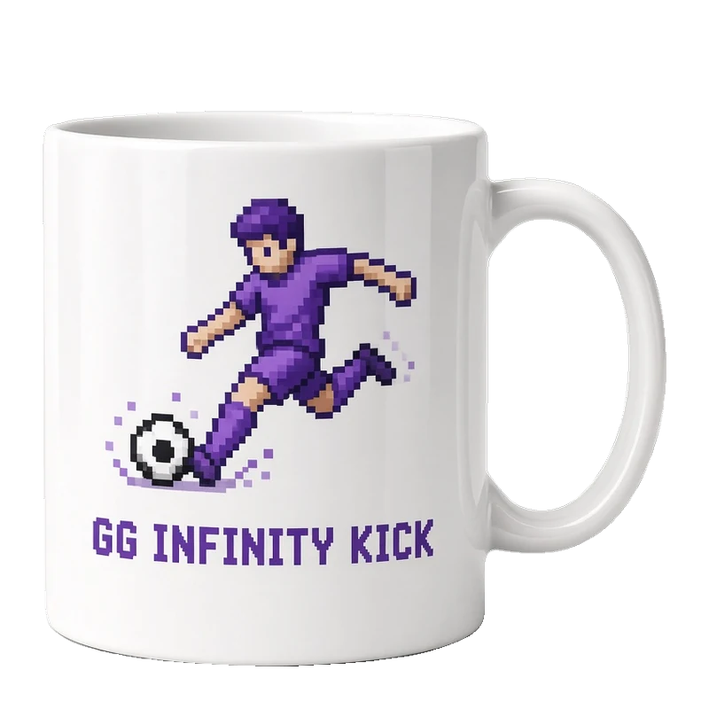 Infinity Kick Mug — Pixel GG